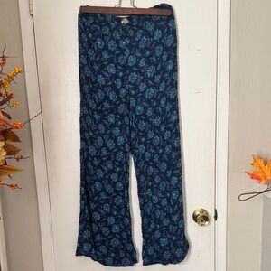 Ecote Floral Patterned Wide-Leg Pants